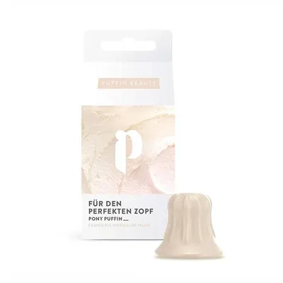 Produktbild von PONY PUFFIN Vanilla - Cremefarben - Besonders Für Blondes Haar - Fülliger Pferdeschwanz - Frisurenhilfe