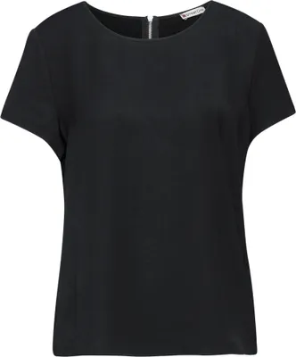 Produktbild von Street One LTD QR mat-mix shirt w.zipper Black 36