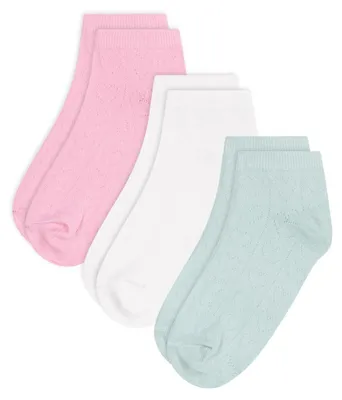 Zdjęcie produktu dla Petit Bateau, 3 pary dziecięcych skarpetek bawełnianych z wzorem serc