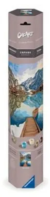 Image de Ravensburger CreArt - Peinture par numéros 23909 - Vue sur le lac - à partir de 12 ans - Peinture sur toile 23909