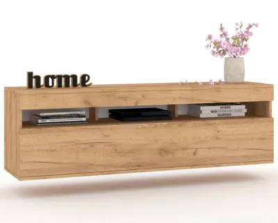 Produktbild von Fernsehschrank TV-Lowboard PLAY HÄNGEND Craft Eiche/Craft Eiche 120cm