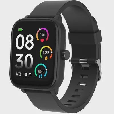 Image de Montre connectée avec GPS, capteur de fréquence cardiaque et capteur d'oxygène, noire