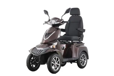 Produktbild von Elektro Seniorenmobil E-Quad 1000 - 25 km/h braun mit Top Case Aktiv Mobil