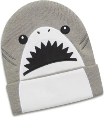 Koaa bequeme Beanie Harald der Hai Mascot in grau
