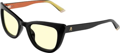 Image de Lunettes de gaming et d'ordinateur GUNNAR - Tokidoki SWEET FRUITS UNICORNO - Couleur de la monture : Banana Split, teinte des verres : Amber (bloque 65 % de la lumière bleue et 100 % des rayons UV) - Lunettes anti-lumière bleue
