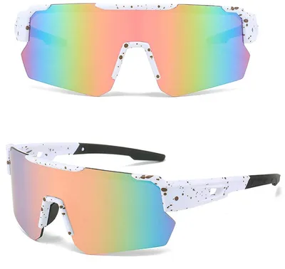 Skibrillen - Unisex Polaire Sportsonnenbrillen, UV400 Schutz, Geeignet für Laufen, Radfahren, Angeln und Skifahren
