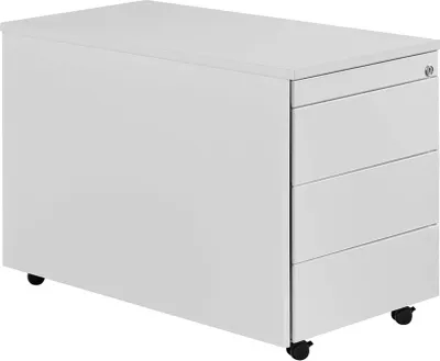 Produktbild von mauser Rollcontainer lichtgrau 4 Auszüge 41,7 x 80,0 x 57,9 cm