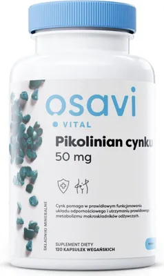 Productafbeelding van Osavi zinkpicolinaat 50 mg (120 caps.) 8715