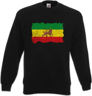 Produktbild von Urban Backwoods Ethiopia Babylon Flag, Sweatshirt, Farbe: Schwarz, Größe: 4XL