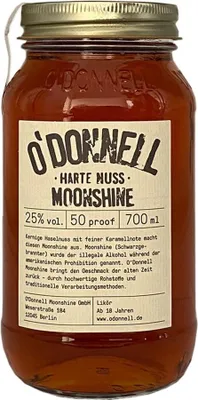 Produktbild von O'Donnell Harte Nuss Moonshine Likö, 25% Vol. 0,7 l