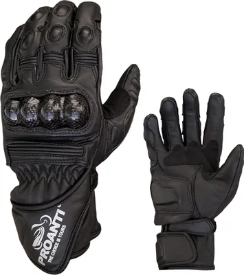 Produktbild von Motorradhandschuhe Race Leder Motorrad Herren Handschuhe PROANTI®