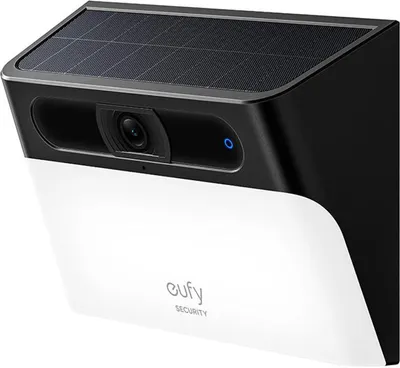 Zdjęcie produktu dla Eufy Solar Wall Light Cam S120, Kamera bezpieczeństwa IP, Zewnętrzna, Bezprzewodowy, Amazon Alexa & Google Assistant, 4000 K, Ściana