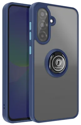 Produktbild von Avizar, Hülle mit Ringhalter und Magnet für Samsung Galaxy A37, Blau