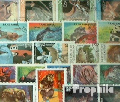 Produktbild von Briefmarken Motive 50 verschiedene Wildtiere Marken