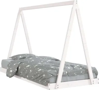 Immagine prodotto di vidaXL Letto per bambini bianco 90x200 cm in legno di pino massiccio