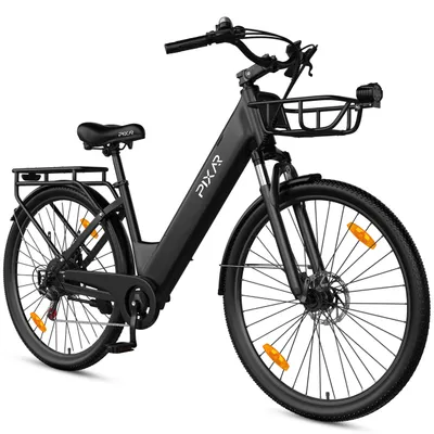 Produktbild von Cityrad C1 Pro E-Bike Elektrofahrrad 28 Zoll Pedelec Damen Herren, 36V 18Ah Akku, 120 km, 250W, 25 km/h, Shimano 7-Gang, Hydraulikbremsen, Federgabel