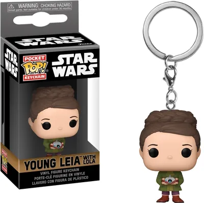 Produktbild von Star Wars - Young Leia With Lola - Schlüsselanhänger Funko Pocket POP! Keychain