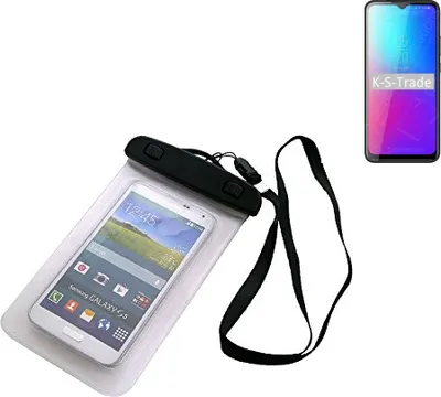 Produktbild von K-S-Trade Schutz Hülle Handy Hülle Kompatibel mit Blackview BV5100 Pro Beach Bag wasserdicht 16cm x 10cm Schutzhülle Staub Sand Flachwasser