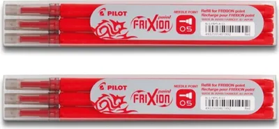 Produktbild von Pilot FriXion Point Ersatzminen 0.5 rot - 6er-Set