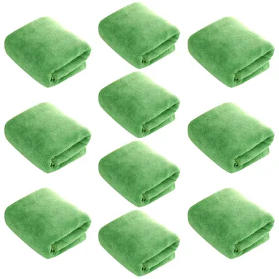Produktbild von 10er-Pack Salon-Haartücher – Schnelltrocknende Handtücher für Haare, Hände und Gesicht, geeignet für Zuhause, Salon, Spa und Friseursalon
