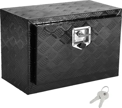 Zdjęcie produktu dla Skrzynia narzędziowa podwoziowa aluminiowa 61×35×40cm wodoodporna zamek