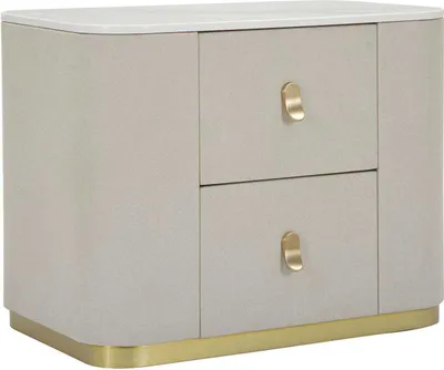 Produktbild von Mauro Ferretti Nachttisch Schönheit 60x40x47 cm creme gold