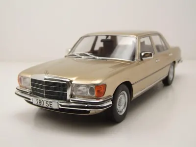 Produktbild von MCG 18550 Mercedes S-Klasse W116 1972 beige metallic 1:18