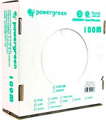 Obrázek produktu pro Pepegreen Cab-05100-bu Cat5e síťový kabel 100 M Jedna velikost