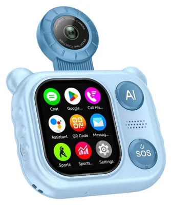 Produktbild von Zimilo Kinder Smartwatch mit 2,0 Zoll IPS-Display, Videoanruf, GPS-Tracking, Kamera & Lernfunktionen, Multifunktionsuhr mit SOS, für Kinder, Blau