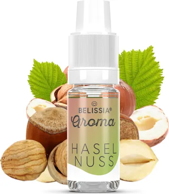 Produktbild von Belissia Lebensmittelaroma Haselnuss - 10ml Hochdosiertes Aroma - Kalorienfrei, Vegan - Für Speisen, Getränke, Shake, Quark, Nebelmaschine uvm.