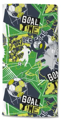 Produktbild von Beach towel Good Morning 75x150 cm - football (soccer)