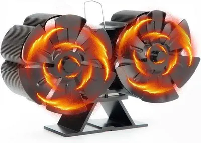 Immagine prodotto di Ventilatore di riscaldamento per stufe a legna: risparmiare energia