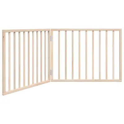 Obrázok produktu pre vidaXL Skladací plot pre psov 2 panely 160 cm topoľové drevo