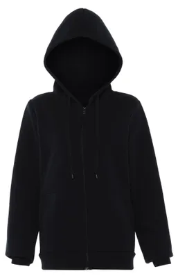 Produktbild von Jika damen kapuzenpullover - schwarz, XL