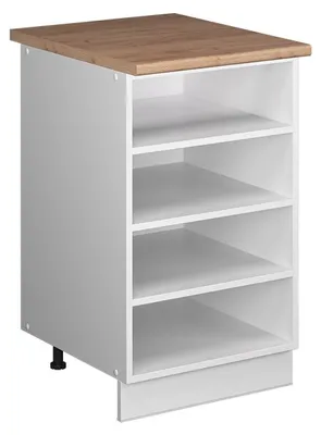 Produktbild von Küchenregal Vicco Fame-Line Weiß 50 cm, AP Eiche, Model 65820