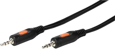 Obrázek produktu pro ViVanco™VVAJACK15MMK, 3.5mm, Samec, 3.5mm, Samec, 1,5 m, Černá