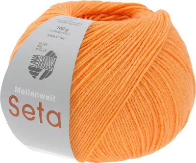 Produktbild von Lana Grossa - Meilenweit 100g Seta 0019 orange