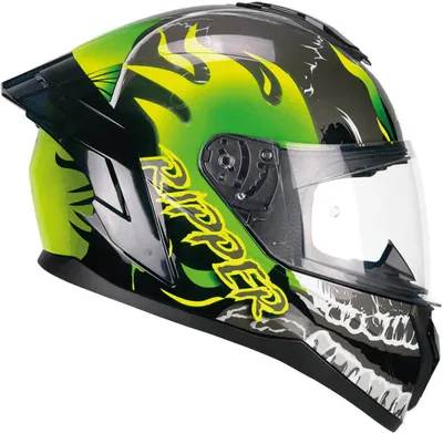 Obrázok produktu pre Celoobličajová prilba CGM 330R RIOT Ripper Black Green Fluo Yellow Shiny veľkosť M