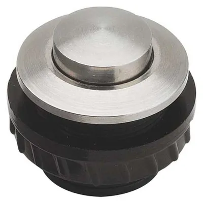 Image de Grothe bouton de sonnette rond 11,5mm bouton V2A, douille V2A PROTACT 450 VA
