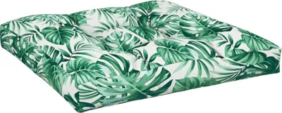 Produktbild von Palettensofa-Kissen Blattmuster 70x70x12 cm
