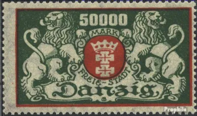 Produktbild von Briefmarken Danzig 1923 Mi 149 postfrisch Wappen