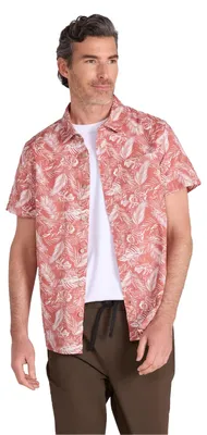 Image de Mountain Warehouse - Chemise « Tropical » pour homme, manches courtes MW5070 (4XL) (couleur rouille)