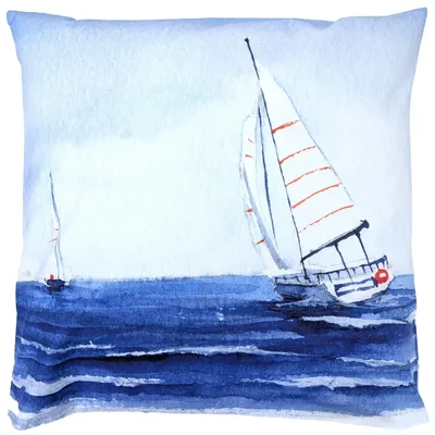Produktbild von Kissenbezug, 65 x 65 cm, aus Baumwoll-Percale, blau