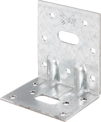 Produktbild von Alberts® Schwerlast-Winkelverbinder m. zwei Sicken  50x77x64 mm