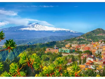 Zdjęcie produktu dla ENJOY Puzzle Ä tna i Taormina, Sycylia 1000 elementów