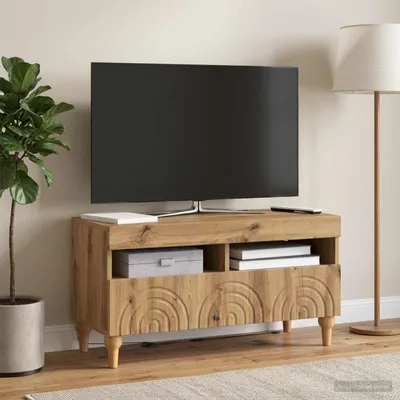 Produktbild von Möbel LED-TV-Schrank Artisan-Eiche Holzwerkstoff - TV-Schränke &23162