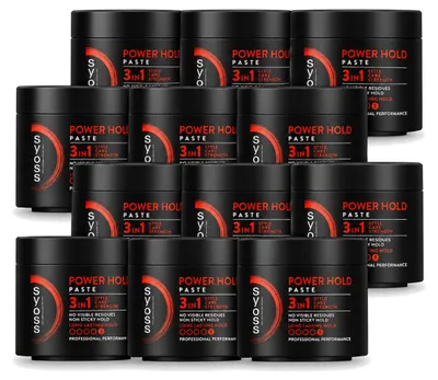 Produktbild von 12 x Syoss Power Hold Haarpaste - 150 ml - Vorteilspackung - 12 Stücke