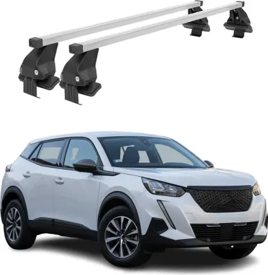 Obrázek produktu pro Základna střešního nosiče Menabo pro Peugeot 2008 II 2019-2025 ocelově šedá 2ks
