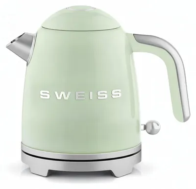 Retro-Wasserkocher 1 L, 1000 W, Edelstahl, automatische Abschaltung