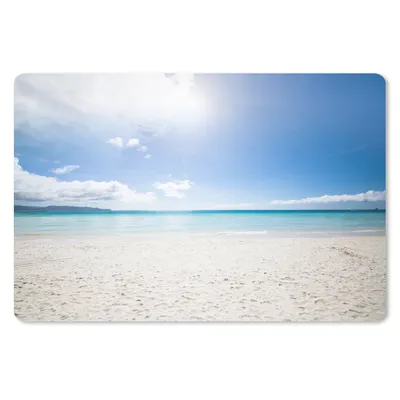 Produktbild von MuchoWow® Mauspad Mousepad Strand - Insel - Sonne 27x18 cm - Mousepads - Maus Mat - Pad - Mausunterlage - Büroartikel - Desk Matten